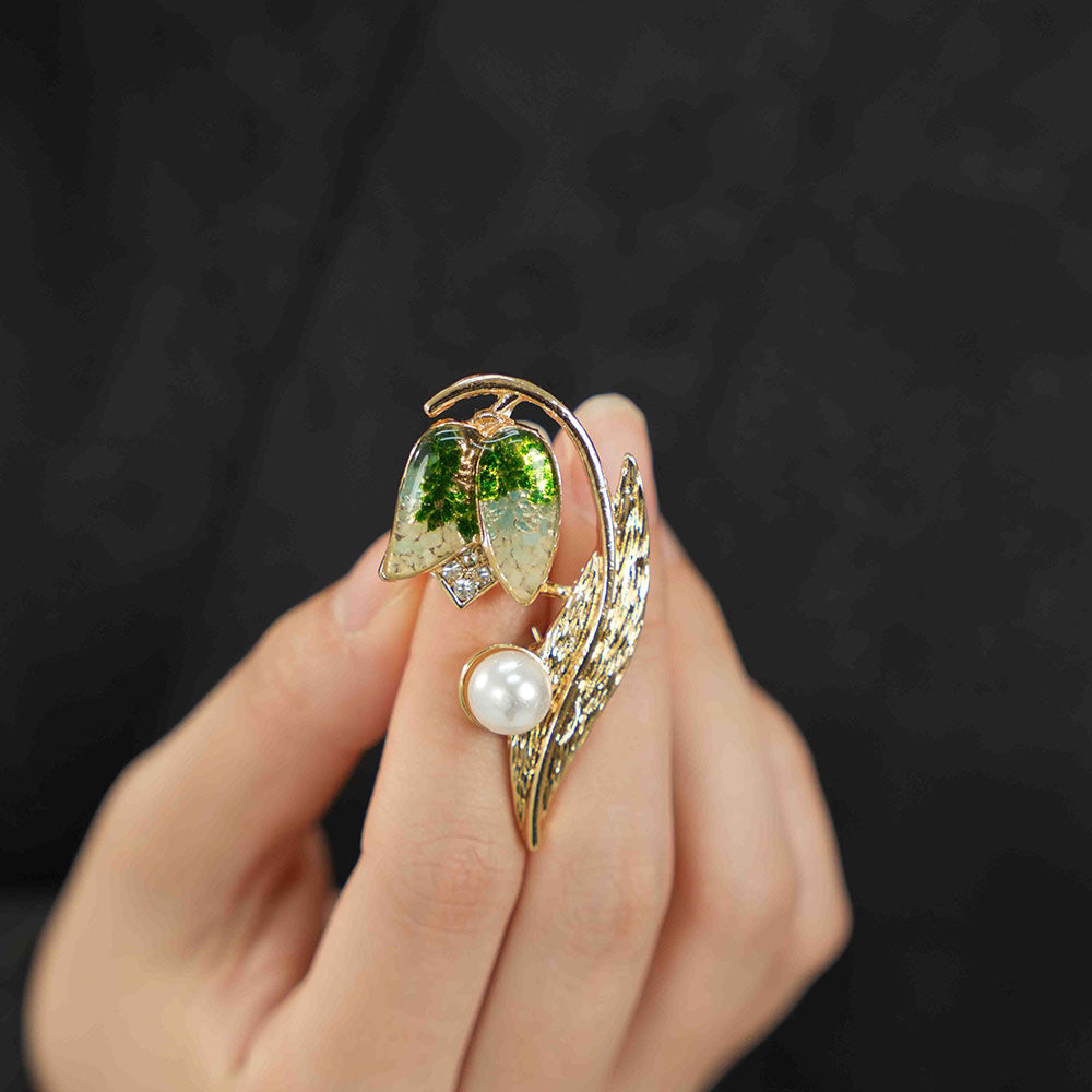 Dunhuang-Colored Rising Sun East Brooch Inlaid with Colored Stones