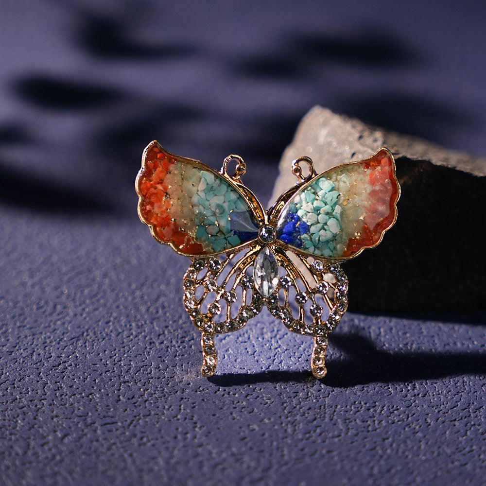 Dunhuang Style Butterfly Brooch