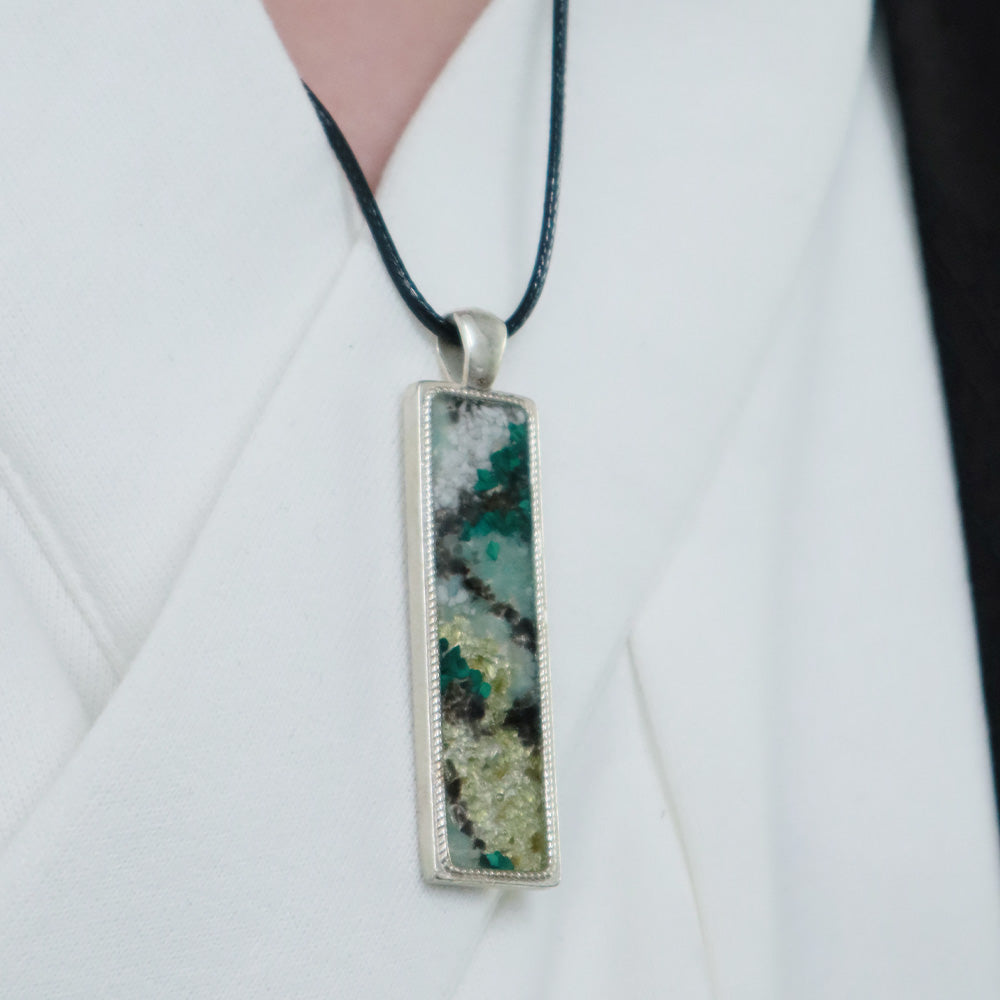 Color Stone Inlay Pendant – The Conjured City, Dunhuang
