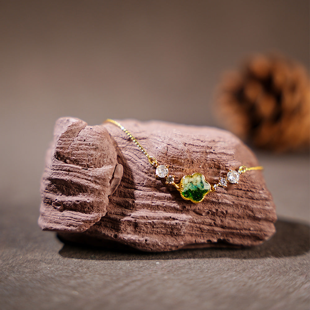 Dainty Adjustable Plum Blossom Bracelet
