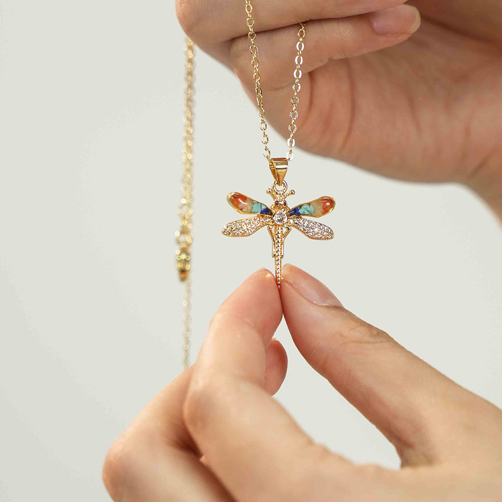 Color Stone Inlay Openwork Tortoise Necklace – Dunhuang color series