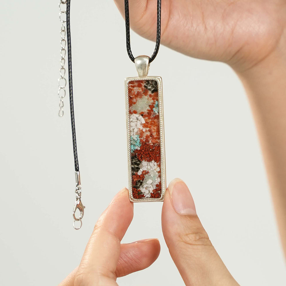 Color Stone Inlay Pendant – King of Deer, Dunhuang