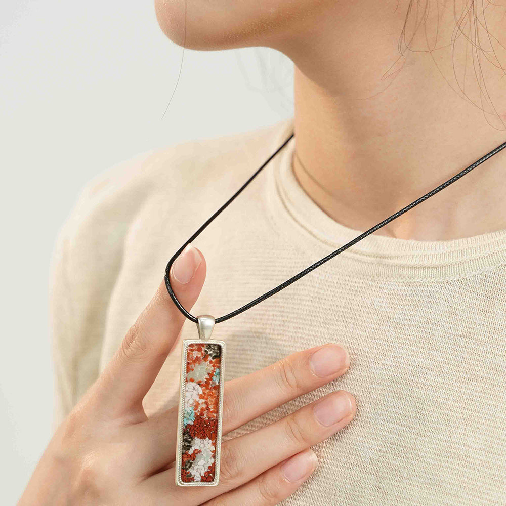 Color Stone Inlay Pendant – King of Deer, Dunhuang