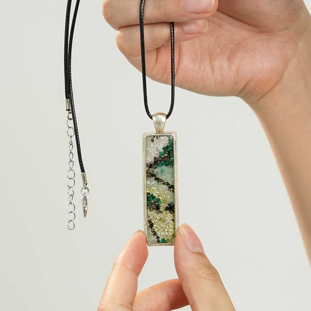 Color Stone Inlay Pendant – The Conjured City, Dunhuang