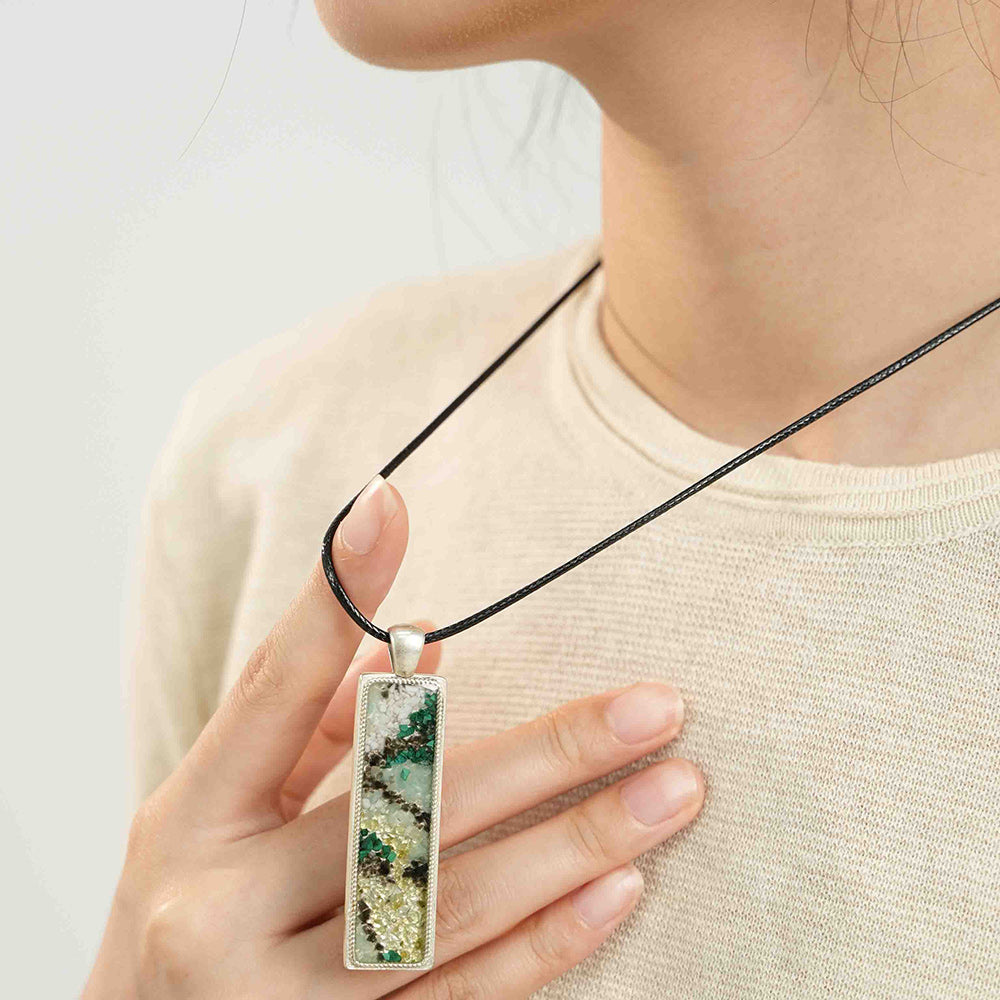 Color Stone Inlay Pendant – The Conjured City, Dunhuang