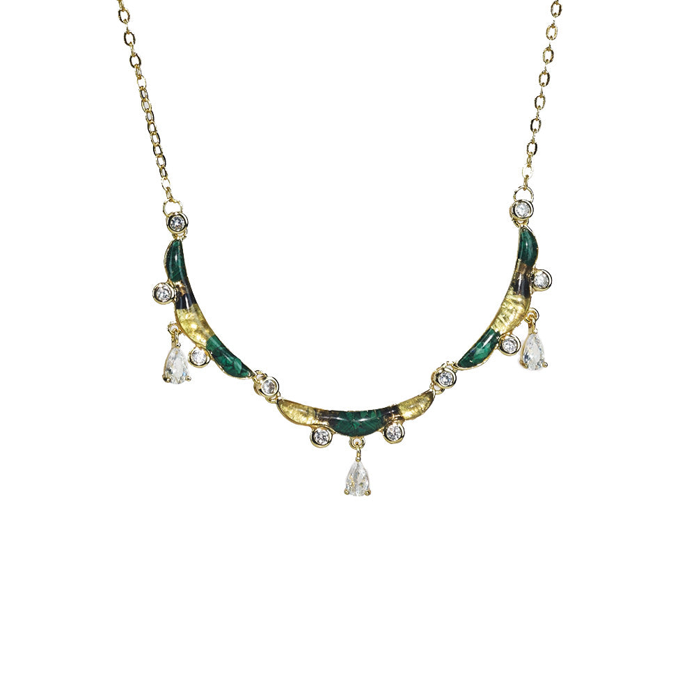 Color Stone Inlay Ying Luo Necklace – The Conjured City, Dunhuang Series