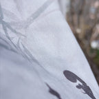 Rainbow Stone Inlay Jadeite Green Gradient Ginkgo Leaf Pearl Ring